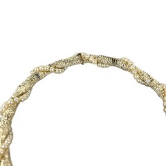Greek Orthodox Wedding Stefana Bracelet Silver Toned 2.5” Diameter