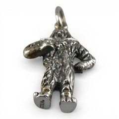 Sterling Silver Oz Lion Charm for Bracelet Vintage Small Pendant