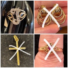 ART NOUVEAU 14k Yellow Gold Oval Signet Ring Monogram “SB_JS” Sz 5 Vintage