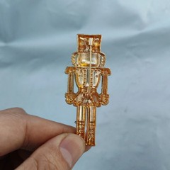 Nutcracker Soldier Brooch Enamel Walnut Soldier Puppet Series Corsage