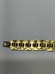 Vintage St Petersburg Florida Bracelet Souvenir Tourist Enamel Brass Plated