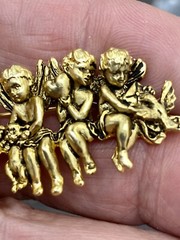 I Am Edgar Berebi. 1 Of My Angels Of Love All In A row Brooch Pin .