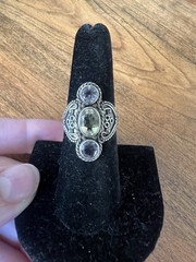 Spectacular lot of vintage 925 silver rings in various designs and sizes
