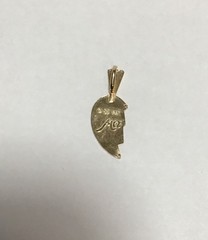 Michael Anthony 14K Gold Best Friend Pendant Right Side Only