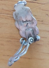 Vintage sterling silver earrings.