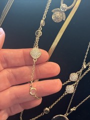 Jewelry lot Gold Tone Estate Finds Vtg To Now Necklaces Chains Bracelets Fashion