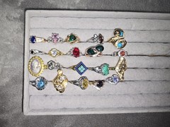 Modern Vintage 20 Piece Costume Ring Lot