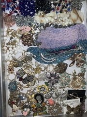 Huge Estate Jewelry Lot 500+Pc 40 Lb All Wearable Antique to Now Many Signed