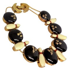 Bowling Ball Bracelet Slider Charm 7” Gold Tone Bowling Gift Vintage