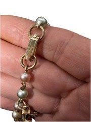 Vintage New York City Landmark Charm Bracelet Gold Tone