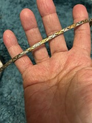 Vintage .925 Sterling Silver Bracelet made in Italy