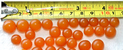 ✅ 20gr RUSSIAN SOVIET BALTIC SEA AMBER BOLLS NECKLACE 老琥珀 BEADS STONE ROCK PIN ☭