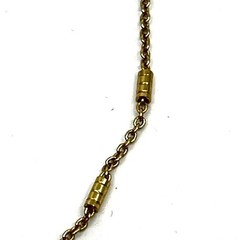 Vintage Gold Tone Celestial Crescent Moon Star Medallion Pendant Necklace Y2K