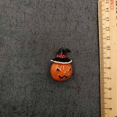 Antique French Enamel Brooch Pins Halloween Pumpkin Animal Plant Brooch Pin 1