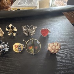 Women’s Fashion Rhinestone Stretch Ring Mixed Lot