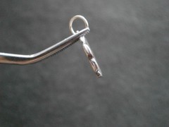 Lucky Four Leaf Clover Vintage Sterling Silver Bracelet Charm Pendant 1.3g