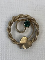 Vtg Van Dell 1/20 12K GF Necklace & Other Vintage Jewelry Pins Earrings