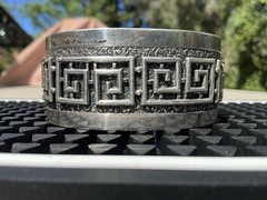 Vintage Danecraft Sterling Silver Cuff Bracelet, 45g
