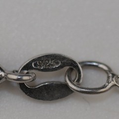 Triple Open Hearts Pendant Necklace with Gemstones Sterling Silver