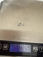 10K White Gold Pendant
