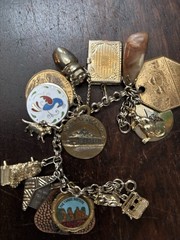Vintage Charm Bracelet + Souvenir & Other Charms