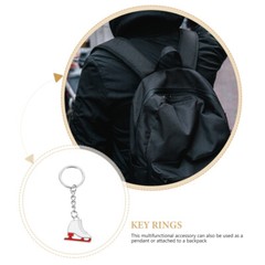 Zinc Alloy Key Chain Wear-resistant Alloy Roller Skate Decorative Bag Pendants