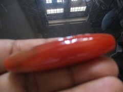 carnelian Elongated Bead Agate Antique 58 * 15 mm, 18.56 Gms