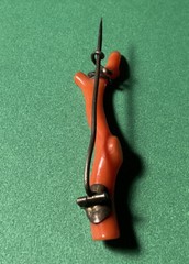 Up for sale is a victorian Branch coral brooch pin. In excellent condition.