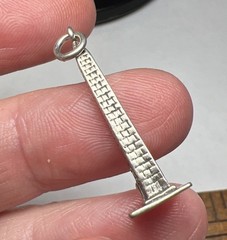 Vintage Sterling Silver 925 United States Washington Monument Charm
