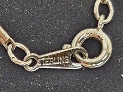 Vintage Avon Sterling Silver Filigree Cameo Pendant Necklace 16″ Chain
