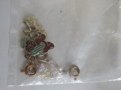 Vtg HTF 1980s Strawberry Shortcake Charm Bracelet “Collect the Berries” RARE