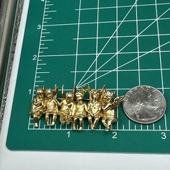 Vintage Edgar Berebi Limited Edition 6 All n A Row Angel child Brooch