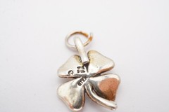 Vintage Sterling Silver 925 Four Leaf Clover Charm