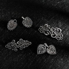 Vintage Cardigan Clip Sweater Shawl Clasp– Retro Zinc Alloy Cape Collar Fastener