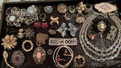 Vintage Mixed Estate Jewelry Mystery Lot – One Gallon Bag – 925 SILVER INCLUDED!