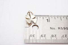 Vintage Sterling Silver 925 Four Leaf Clover Charm