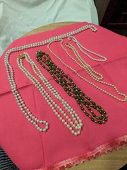 Vintage Fake Pearls Glass And Vintage Clasp Some Silver