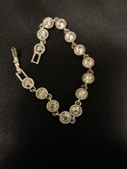 Avon Vintage Silver Tone Tennis Bracelet. Perfect For Any Occasion