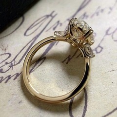 2.55Ct Oval Cut Lab Created Diamond Women’s Wedding 14k Yellow Gold Finish Ring