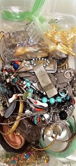 Jewelry Lot Good Wear Resell Brooch Art Estate Vintage Modern 5 Pc NO Junk – BUY