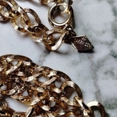 Mixed Lot Unisex Metal Chain Necklaces Gold & Silver Tone. Sarah Coventry, Monet