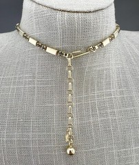 Vintage Sarah Coventry Necklace Celestial Fire Gold Tone Rhinestone 50s Signed