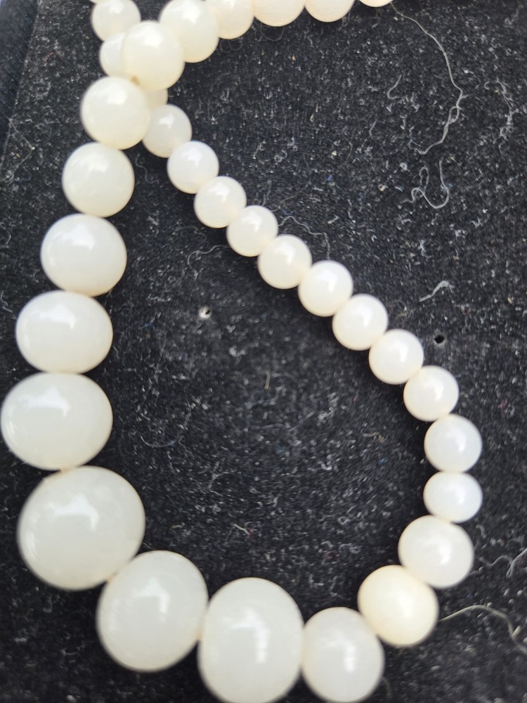 Antique all Natural Pearl Necklace strand 17″ Every Pearl Is different