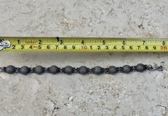 ✨🫧 VINTAGE .925 STERLING SILVER DOME BEAD BALL Link Bracelet | ESTATE Piece 🫧✨