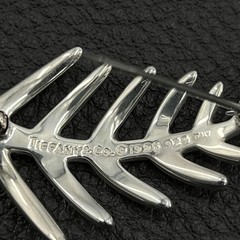 Tiffany & Co. Leaf Vintage 1996 Brooch Silver 925 Unisex Pre-Owned