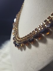 Vintage Unsigned Rhinestone Necklace