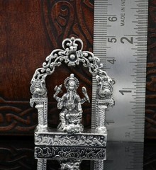 925 pure silver Lord Ganesha statue, figurine, puja article home temple art01