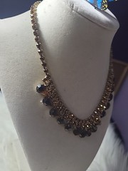 Vintage Unsigned Rhinestone Necklace