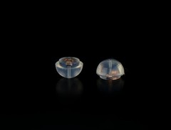 14k Rose Gold Gold Jelly Silicon Back Earring by Pc and Pair!!!