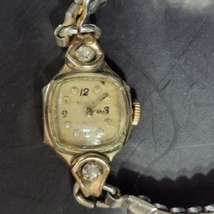 Vtg Rensie 10k RGP 17 Jewel Ladies Watch Untested